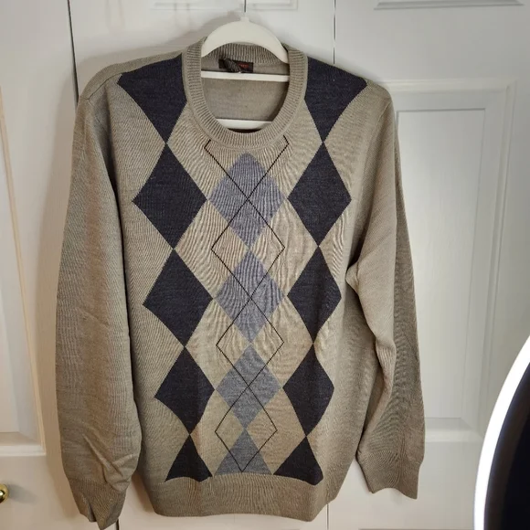 Dockers Sweaters Dockers Size Mens L Argyle Sweater Acrylic